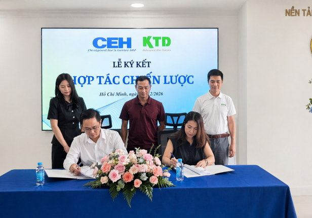 Ngày 22/04, CEH & KTD chính thức ký kết hợp tác chiến lược